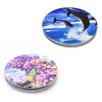 Lily & Rose 2-pack dolphin & fish compact pocket mirror Photo