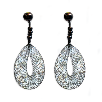 jangi Ladies Teardrop Crystal Encased Earrings Photo