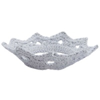 Elegant Baby Crochet Headbands Crown Grey Photo