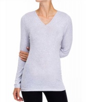 Camille Ladies Grey Long Sleeve Thermal Spencer 2 Pack Photo