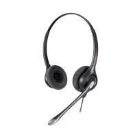 Calltel HW361N Stereo-Ear Noise-Cancelling Headset with Quick Disconnect Photo