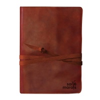 My Sarie Marais A5 Genuine Leather sleeve for a notebook with wrap string - Ladies Photo
