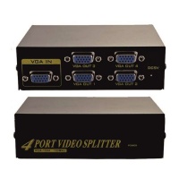 MR A TECH 4 Port Video VGA Splitter - VGA -1504 Photo