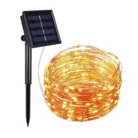 HEARTDECO Solar Powered LED Fairy Lights String 12 Meter Photo