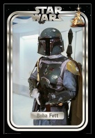 Star Wars - Boba Fett Poster with Black Frame Photo