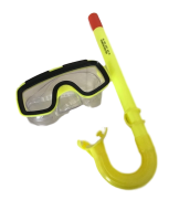 Junior Mask & Snorkel Set - Bright Yellow Photo