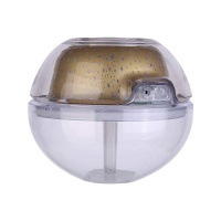 Crystal Night Light Projection Humidifier - Gold Photo