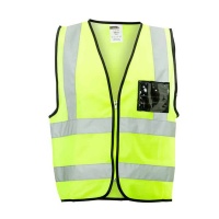 Dromex - Lime Reflective Vest With Zip And Id Pocket - 5XL Photo