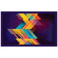 Print with Passion Abstract Colourful Pattern Rectangle Tablecloth Photo