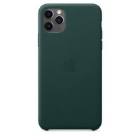 Apple iPhone 11 Pro Max Leather Case - Forest Green Photo