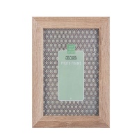 Bulk Pack x 4 Picture-Frame Wooden Certificate Wide Edge Photo