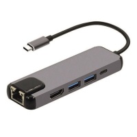 MR A TECH 5" 1 USB 3.1 Type C to HDTVI USB C Hub Multifuntion Rj45 Adapter Photo