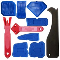 10 Piece Grout Scraper Caulking Tool Kit for Bathroom Kitchen Sealing Photo