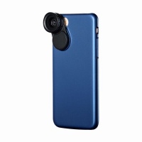 Snapfun Protective Case Plus Wide Angle & Macro Lenses for Iphone7/8 - Blue Photo