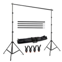 E Photographic E-Photo PRO 2.6 X 3M Portable Aluminium Studio Back-Drop Stand - EPH-ST12-3 Photo