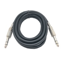 Raz Tech Microphone Stereo Audio Cable Jack 6.3mm TRS Male to Male - 3Meter Photo