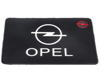 OQ Car Dashboard Silicone Mat with Car Logo - OPEL Photo