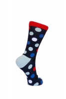 SoXology – Blue Bubble Fashion Socks Single Pair Photo