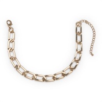 Vikson Gold Flat Link Choker Necklace Photo