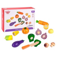 Tooky Toy Pretend Play Cutting Vegetables Toy Set Photo
