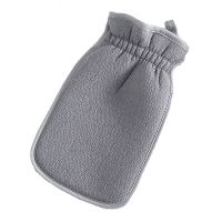 The Great Skin Co Luxury DEEP EXFOLIATING Face & Body Mitt GREY.Korean Style.Large.Super Soft Photo
