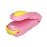 Portable Mini Household Food Saver Packing Plastic Bags Sealers - Pink Photo