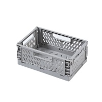 Fine Living Folding Crate Small - Grey Photo