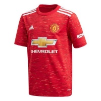adidas Men's Manchester United 20/21 Home Jersey - Red Photo