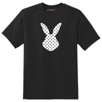 Just Kidding Kids "Dots Bunny" Short Sleeve T-Shirt -Black Photo