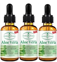 Aichun Beauty Lilhe Pack of 2 & 1 Aloe Vera Collagen & Vitamin E Face Serum Photo