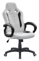 The Office Chair Corp TOCC Black and White Ergonomic Gaming Chair Photo