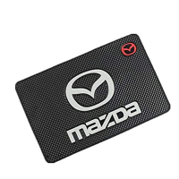 OQ Car Dashboard Silicone Mat with Car Logo - MAZDA Photo