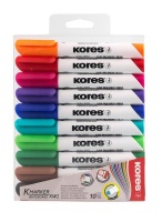 Kores Whiteboard K-Marker Set of 10 Mixed Colours Photo