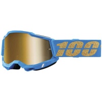 100 Goggles - % - Accuri 2 - Waterloo - Blue - Gold Lens Photo