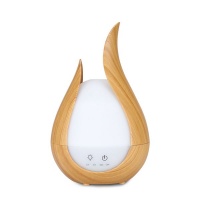 200ml Essential Oil Aroma Diffuser with 7 Colour Light - Light Wood Grain Photo