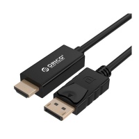 Orico 1.8m Display Port to HDMI Cable - Black Photo