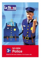 Policeman Role Play Costume with Hat - Vest Design Photo