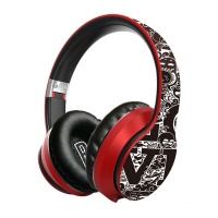 IMIX Red Hi-Fi Sound Quality Graffiti Headphone Photo