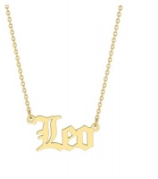 ZA Leo Horoscope Birth Star Sign Zodiac Astrology Necklace Birthday Gift Photo