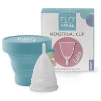 FloAngel Lulu Large Menstrual Cup Set with Sterilizer Cup Photo