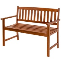 Eco Wooden Bench 2 Seater Photo