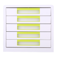 DELI File Cabinet - 5 Drawers - Green Photo