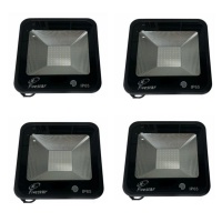 4 Pack- 30w Day Night Sensor LED Floodlight Photo