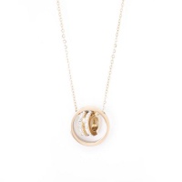 Cazabella Stainless Steel Rose Gold Necklace Photo