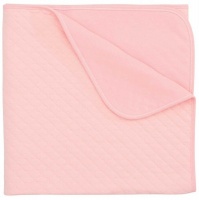 Elegant Baby Mini Diamond Jacquard Organic Cotton Blanket - Rose Pink Photo