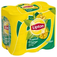 Lipton Ice Tea 6 x 330ml Tropical Mango Photo