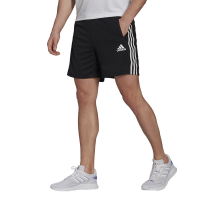 adidas Men's 3-Stripe Training Shorts - Black/White Photo