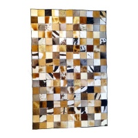 AfriNique Square Stitched African Hide Rug Photo
