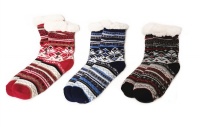 3 x Cameo Polar Heat Acrylic Thermal Winter Socks Anti-Skid - 3 Pairs Pack Photo
