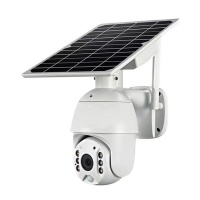 1080P HD Zoom PTZ Solar Powered CCTV Security Camera PIR Human Detection Photo